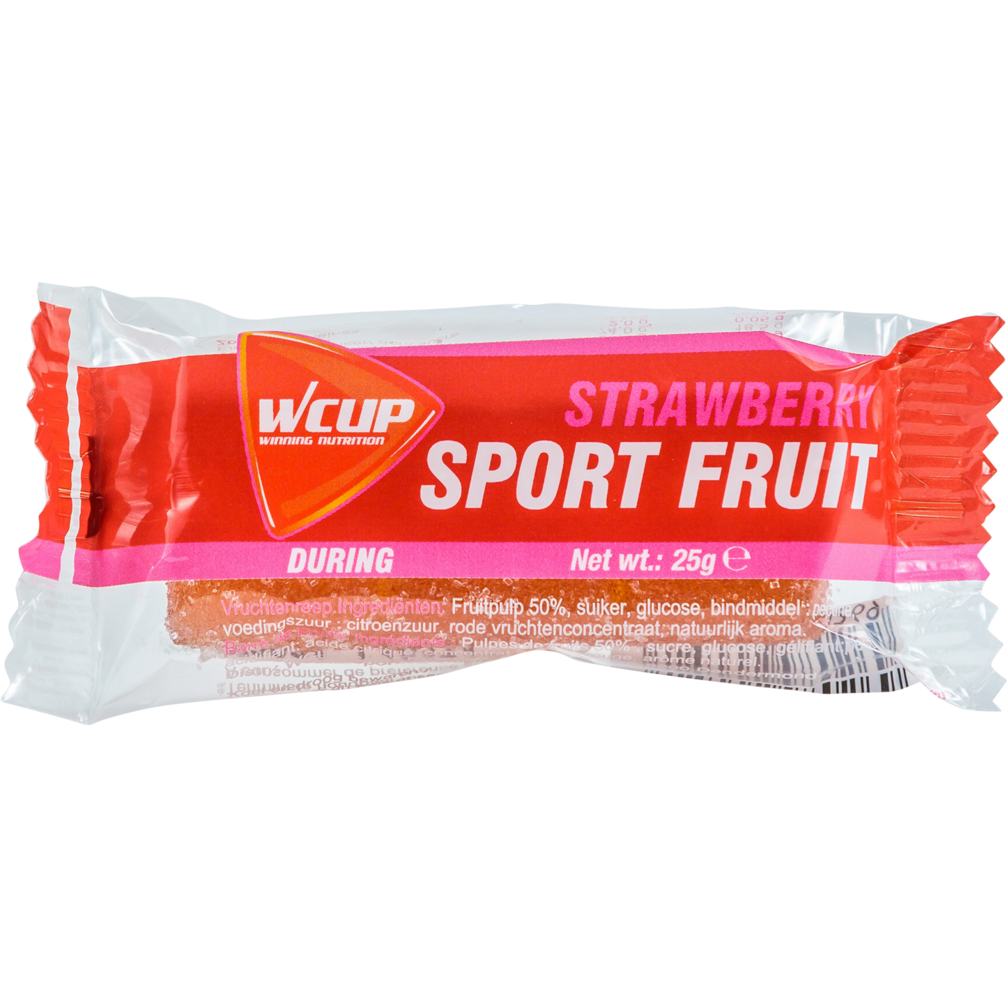 WCUP - Sportfrucht Erdbeer 25 Gramm 32 Teile