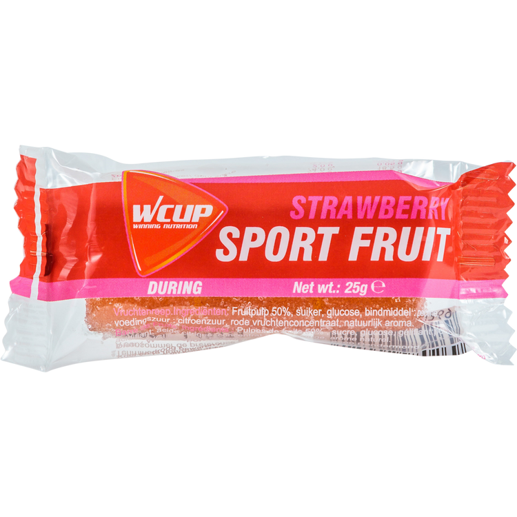 WCUP - Sportfrucht Erdbeer 25 Gramm 32 Teile
