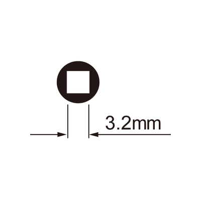 IceToolz Speichen-Nippel-Schlüssel 12B3 für 3,2 mm (Vierkant) Nippel
