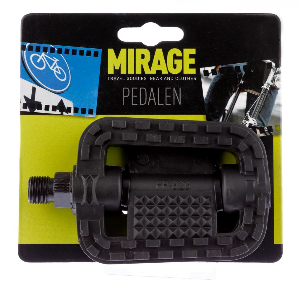 Mirage Tour Pedale Plastik Anti -Slip Schwarz Blister 1500960