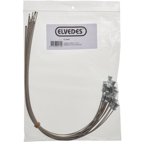 ELDEDES Edelstahl Indoor -Kabel Ø1,5 mm l = 400 mm (20 Stücke in der Beutel)