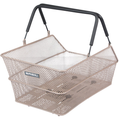 Basilikum Fahrradkorb Cento Mike 39 x 24 x 13 cm Nacktmetallic