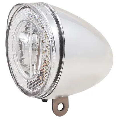 Spanninga Swingo 20 xe E-Bike-Scheinwerfer LED 6 36 Volt 20 Lux Chrom OEM