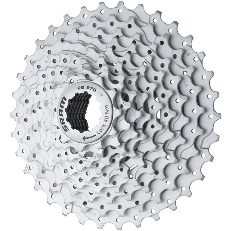 GSU PG-970 Kassette 9-Gang 11-34 Zahns Silber 0000.200.394