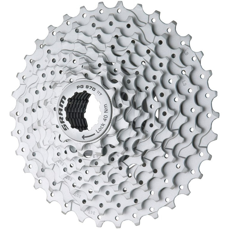 GSU PG-970 Kassette 9-Gang 11-34 Zahns Silber 0000.200.394