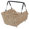 Basilikum Fahrradkorb Cento Rattan Look Multi System 40 x 25 x 12 cm - Seegras