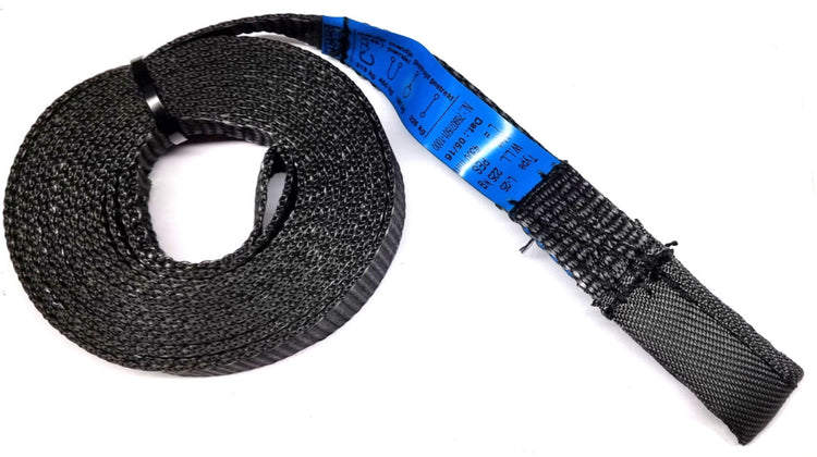 Hub -Reifen -Set 1x5 Meter 2x2,5 Meter für Standard -Hebezeuge inkl. 2 Pop -Nägel