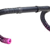 Supacaz Super Sticky Kush Star Fade Lenkband Schwarzes Neonrosa einschließlich Aluminium Neon Pink Lenkstopfen