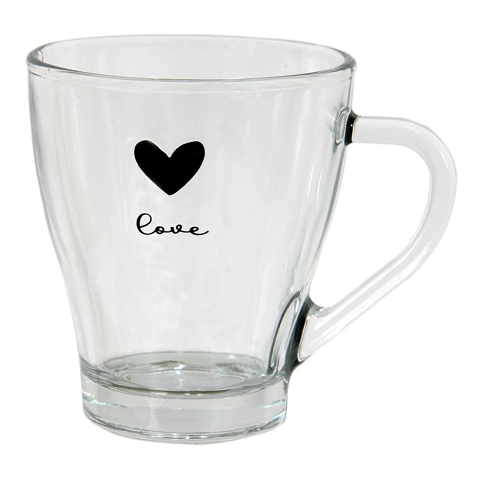 Clayre Eef Teeglas Herz 200ml