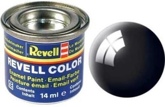Revell E -Mail -Farbe # 07 schwarz, glänzend