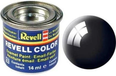 Revell E -Mail -Farbe # 07 schwarz, glänzend