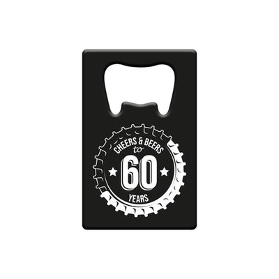 Paperdreams Flaschenöffner aus Metall – 60 Jahre