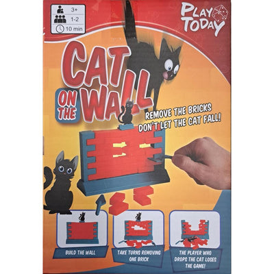 Katze an der Wandbalanspelle