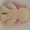 Kuschelhase beige mit rosa Ohren. 26 cm