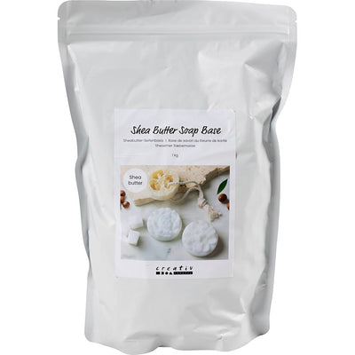Creativ Company Seifenbasis mit Sheabutter, Granulat, 1000 g 1 Box