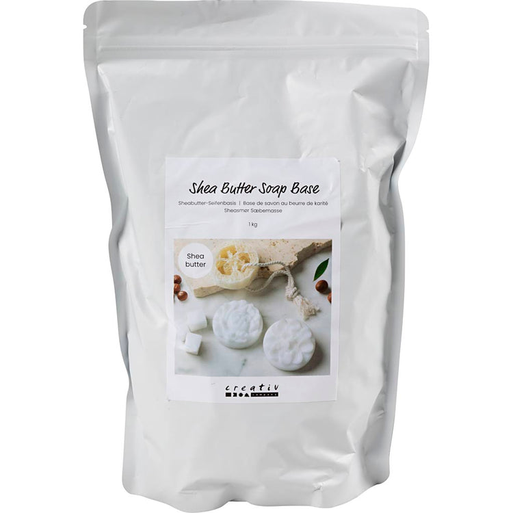 Creativ Company Seifenbasis mit Sheabutter, Granulat, 1000 g 1 Box