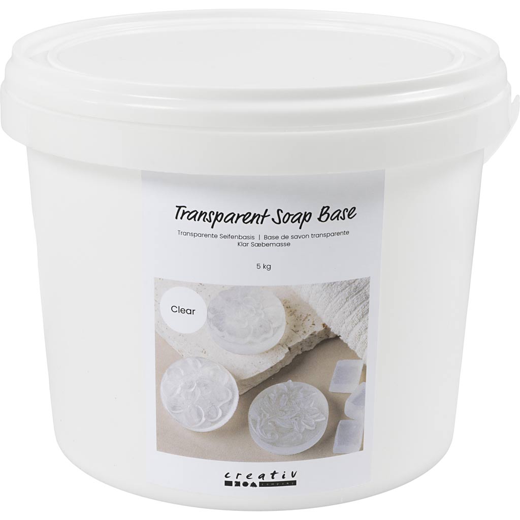 Creativ Company transparente Seifenbasis, Granulat, 5000 gr 1 Box