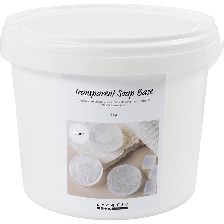 Creativ Company transparente Seifenbasis, Granulat, 5000 gr 1 Box