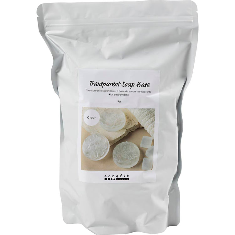 Creativ Company transparente Seifenbasis, Granulat, 1000 gr 1 Box