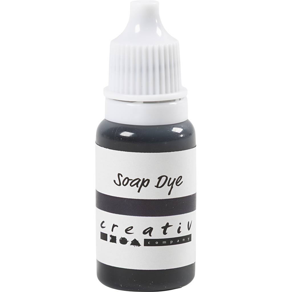 Creativ Company Seifenfarbe, Schwarz, 10 ml 1 Flasche