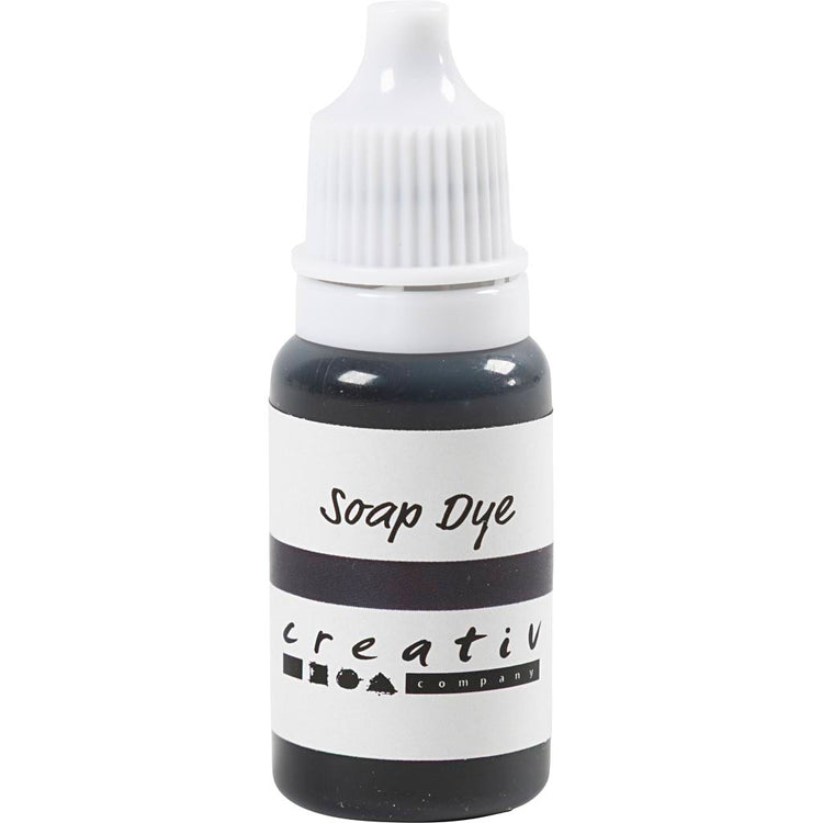 Creativ Company Seifenfarbe, Schwarz, 10 ml 1 Flasche