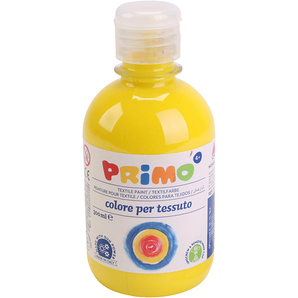 Kreativfirma Textilfarbe gelb, 300 ml