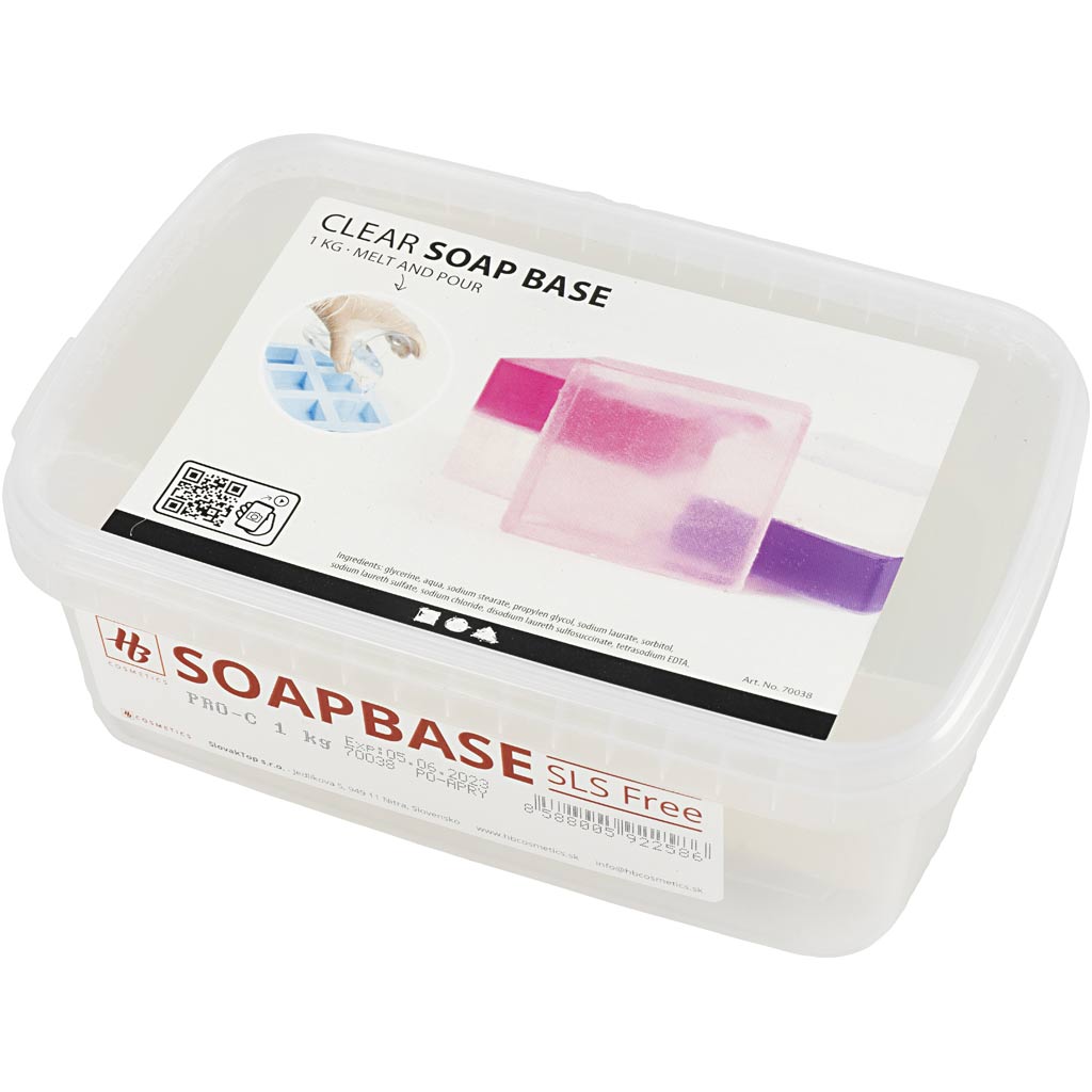 Creativ Company SOAP Basic Clear, 1 kg