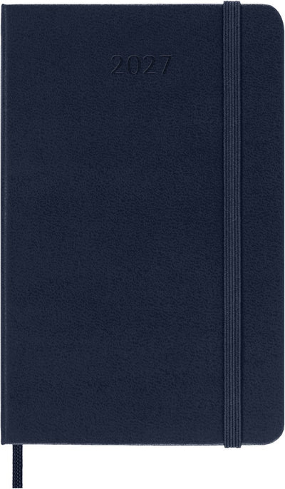 Moleskine 12-Monats-Tagebuch – 2027 – wöchentlich – Tasche – Hardcover – Saphirblau