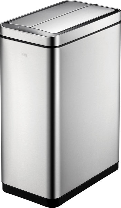 Eko – Deluxe-Phantom-Sensor-Mülleimer 45 Liter – Edelstahl Polypropylen – mattierter Edelstahl – Abfalleimer
