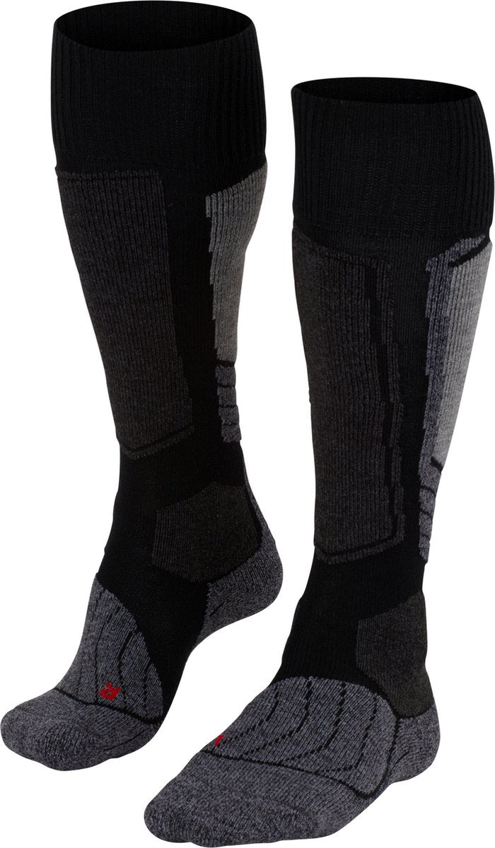 Falke sk1 warme Skisocken aus dickem Woll-Funktionsmaterial Damen Schwarz - Größe 35-36