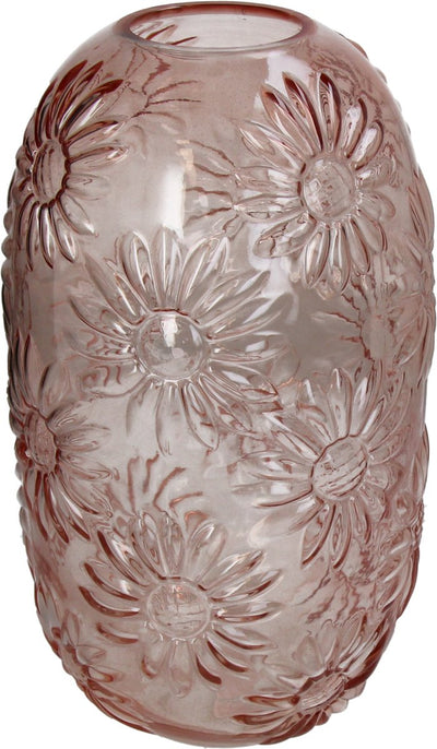 HD Collection Vase Glas Orange 19x19x33,5cm