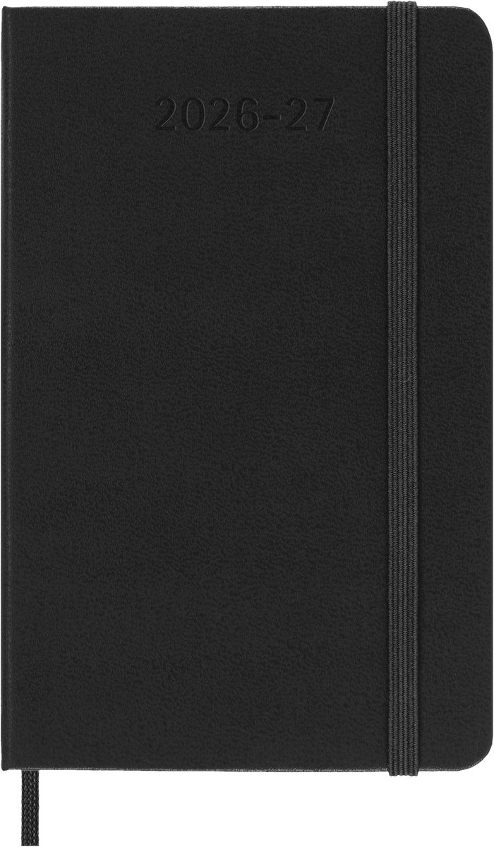 Moleskine 18-Monats-Tagebuch – 2026 27 – wöchentlich – Tasche – Hardcover – Schwarz