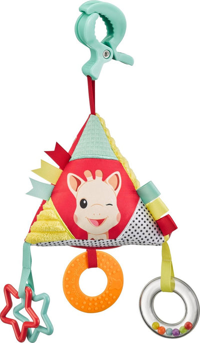 Sophie die Giraffe Aktivitätspyramide – Laufstall-Mobile – Babyspielzeug – 6 Aktivitäten – ab 0 Monaten – 32,5 x 17 x 17 cm – mehrfarbig