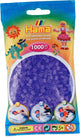Hama -Eisenperlen 1000 Lila transparent