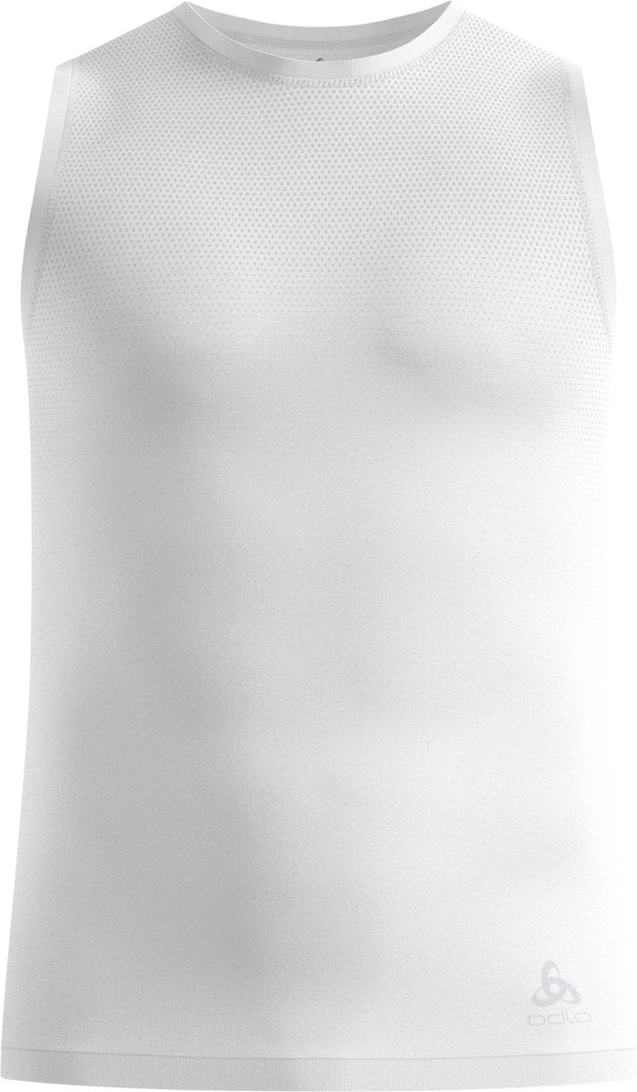 Odlo Performance X-Light Base Layer Singlet mit Rundhalsausschnitt – Herren – Weiß – XL