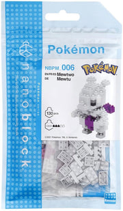 Bandai – Nanoblock – Mewtwo – Pokémon – Mini-Steinfigur – Bauset – Pixel Mewtwo Pokémon-Figurenbausatz – nbpm006 - afbeelding 1