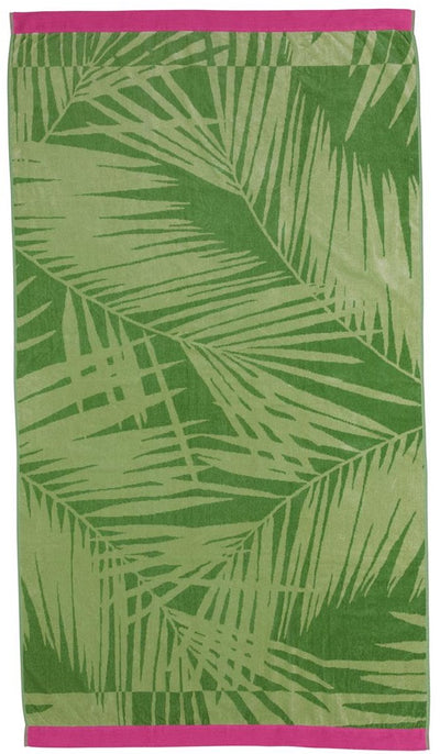 Kaat Amsterdam Belize Strandtuch – 100 x 180 cm – grün