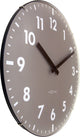 Nexttime Duomo – Wanduhr – 35 cm – Kuppelglas – Khaki – geräuschlos
