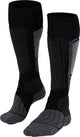 Falke sk1 warme Skisocken aus dickem Woll-Funktionsmaterial Damen Schwarz - Größe 41-42