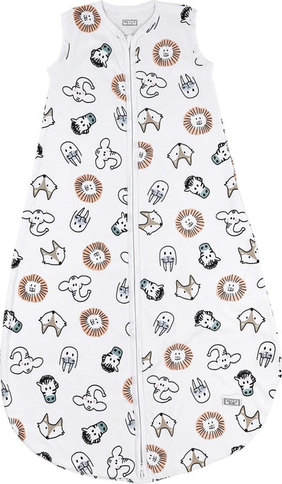 Meyco Baby Animal Baby Sommerschlafsack rund – mehrfarbig – 62 cm – 0,5 Tog