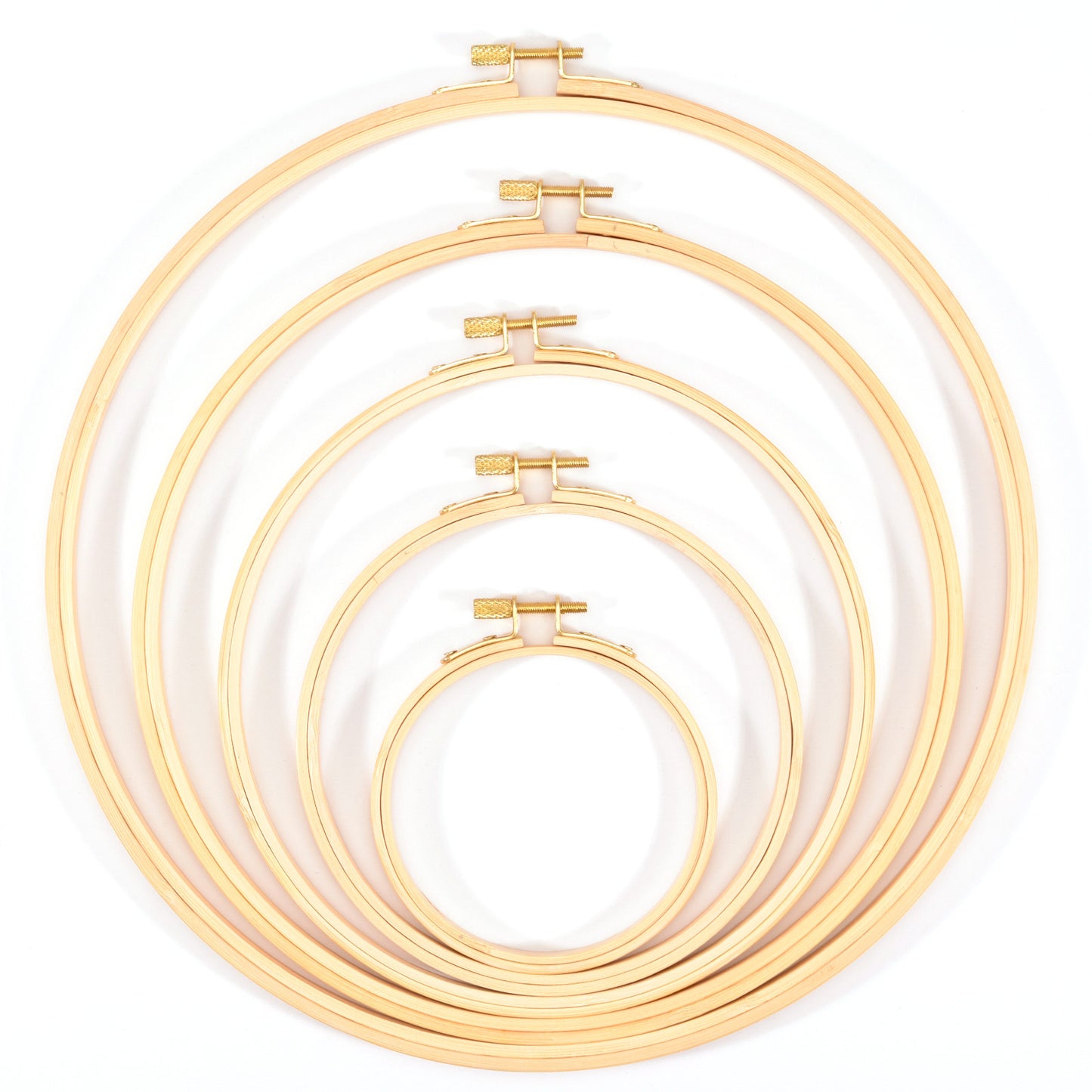 Vaessen creative • Stickring Bambus-Set 5-teilig