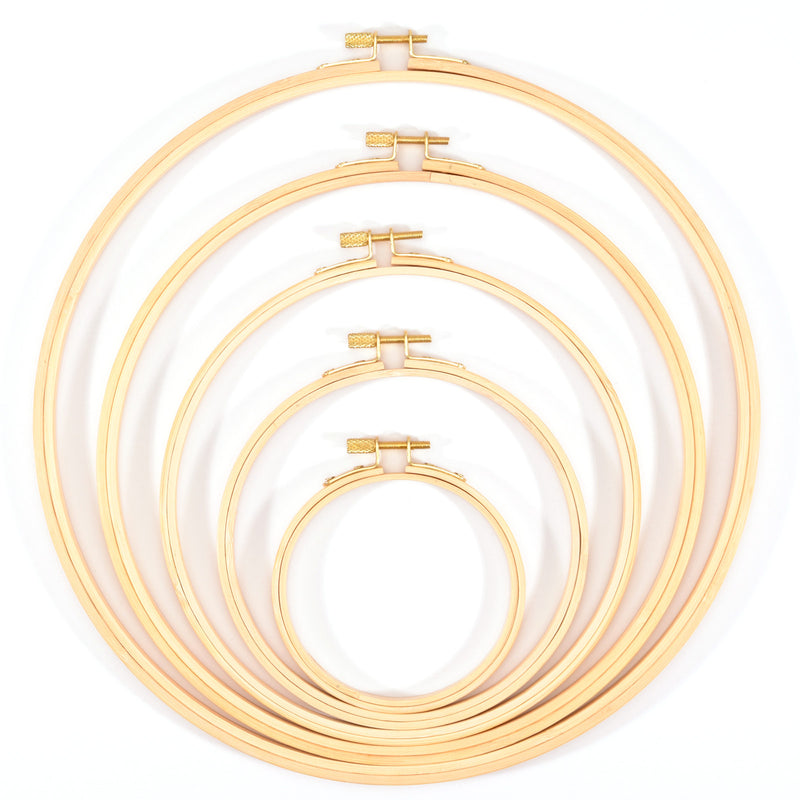 Vaessen creative • Stickring Bambus-Set 5-teilig