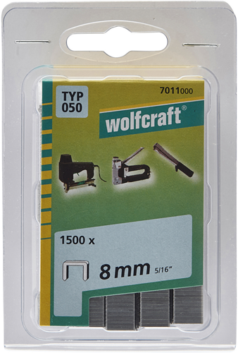 Wolfcraft-Breitrückenheftung | Typ 050 | 8mm | 1500 Stück - 7011000