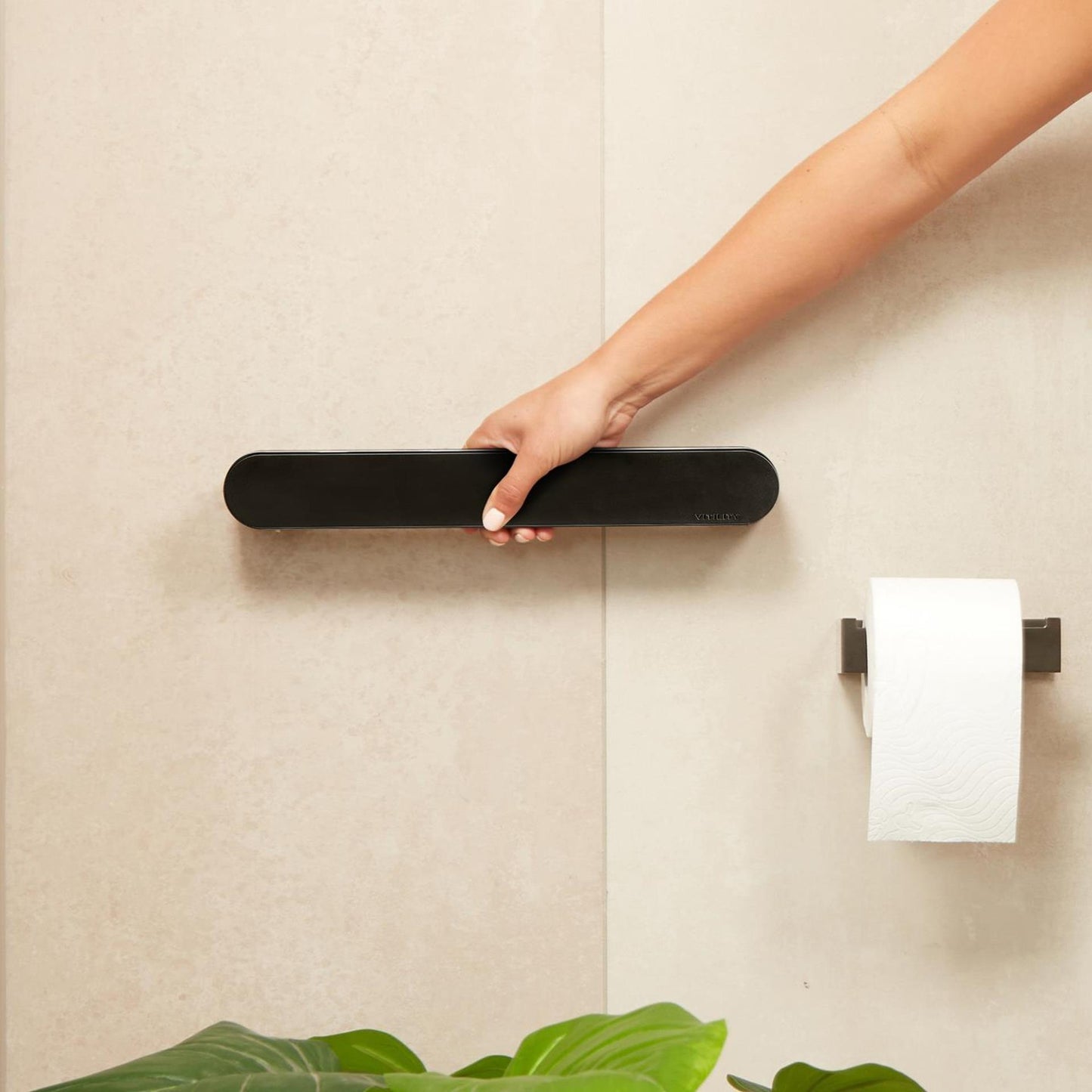 Vitility id Wandhalterung schwarz 35cm