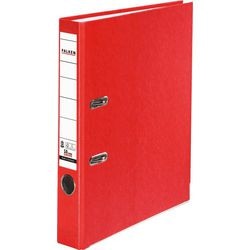 Falken binder a4 50 mm red 2 rings cardboard recycled