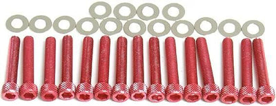 TNT -Schrauben -Set Motorabdeckung Piaggio 50 rot
