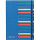 Sortiermappe Seite blau A4