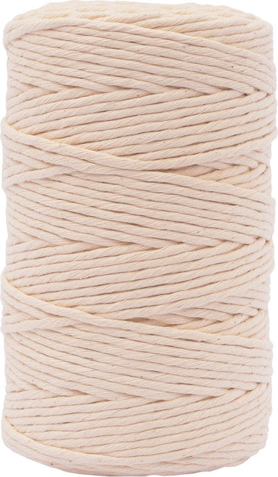 Vaessen kreatives Makramee-Seil – natur – 3 mm x 200 m