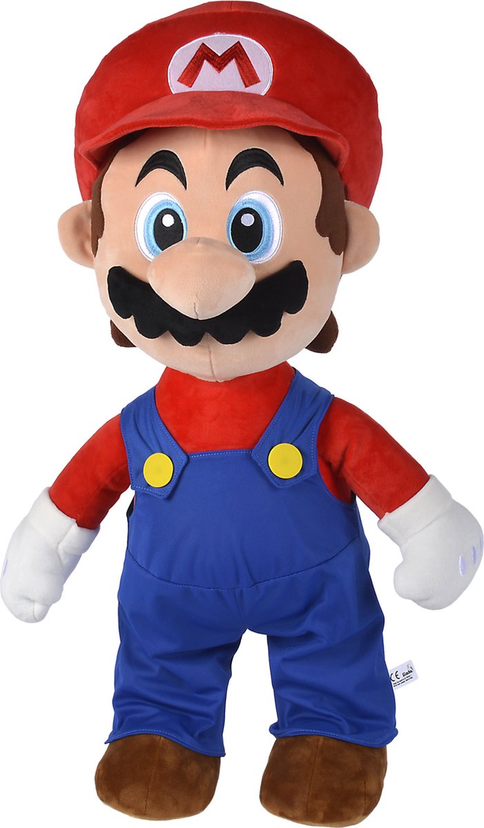 Simba Super Mario - Mario Plüsch, Riese - 70 cm - Kuscheltier