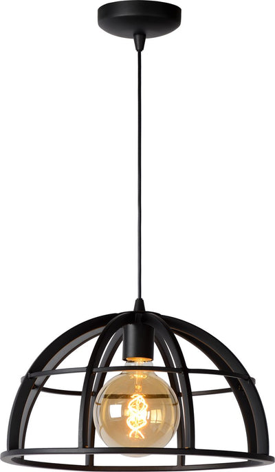 Lucide dikra - Hängelampe - ø 40 cm - 1xe27 - schwarz